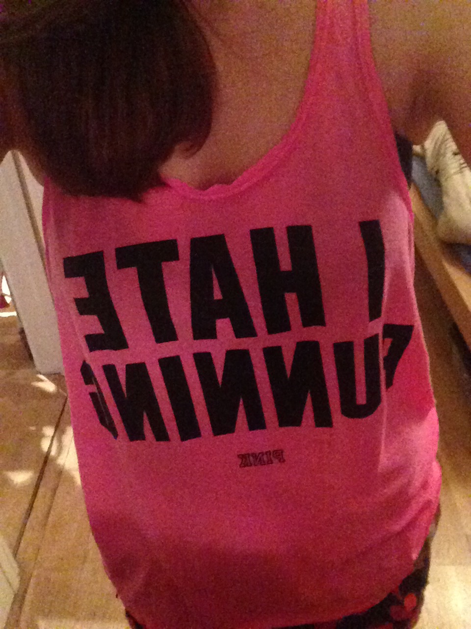 I hate running - victorias secret