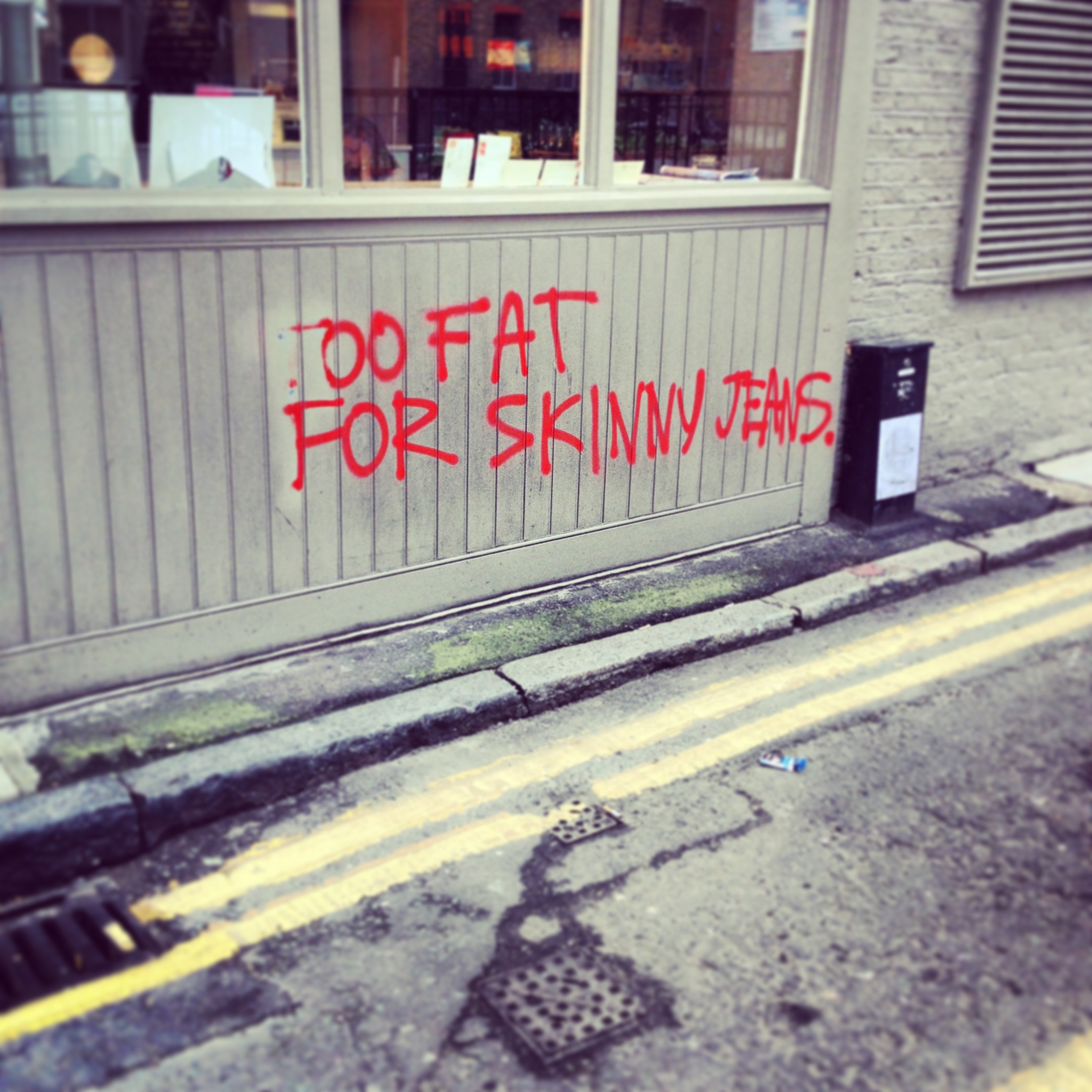 too fat for skinny jeans