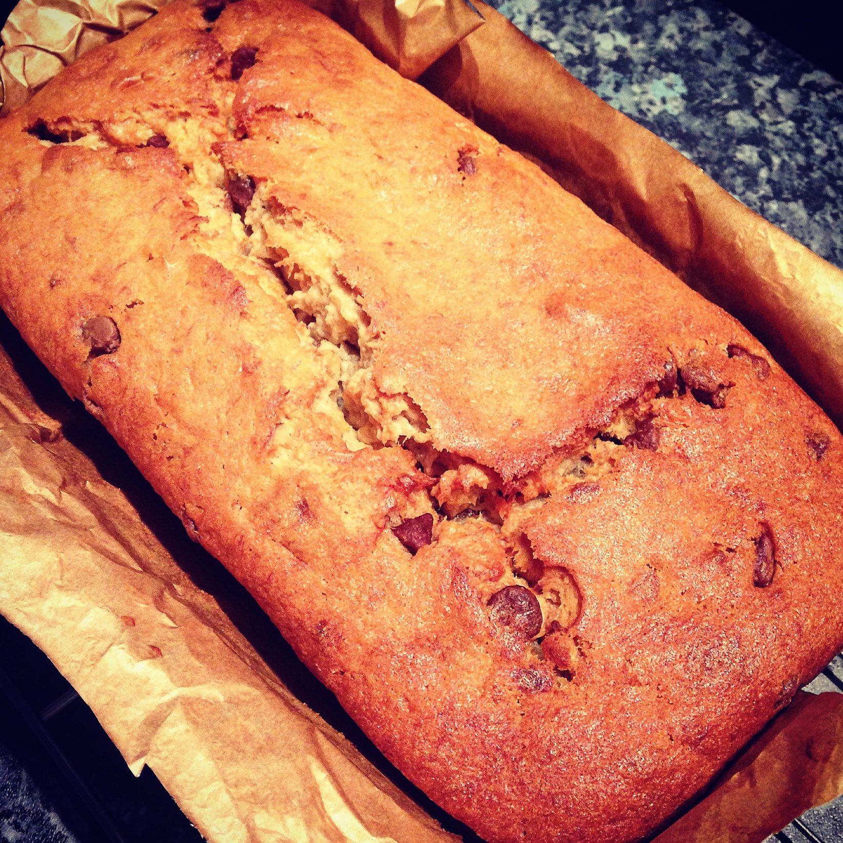 banana chocolate loaf cake upton